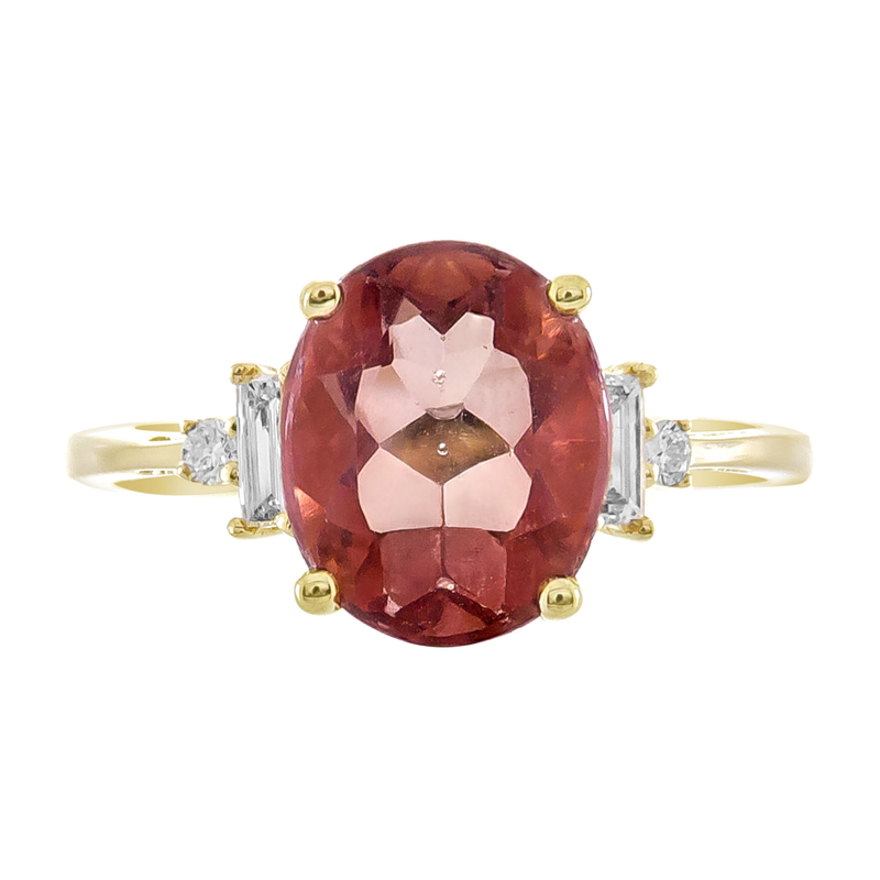 Roter Fluorit-Goldring (CIRARI) Roter Fluorit-Goldring (CIRARI)