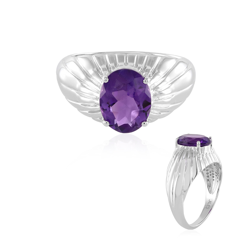 Amethyst-Silberring