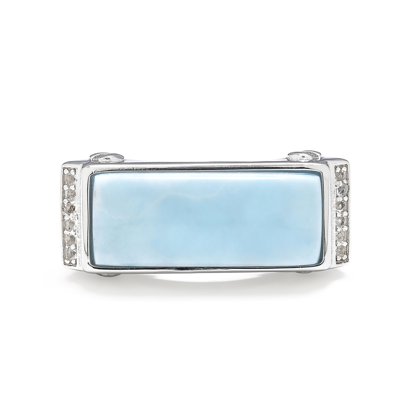 Larimar-Silberring
