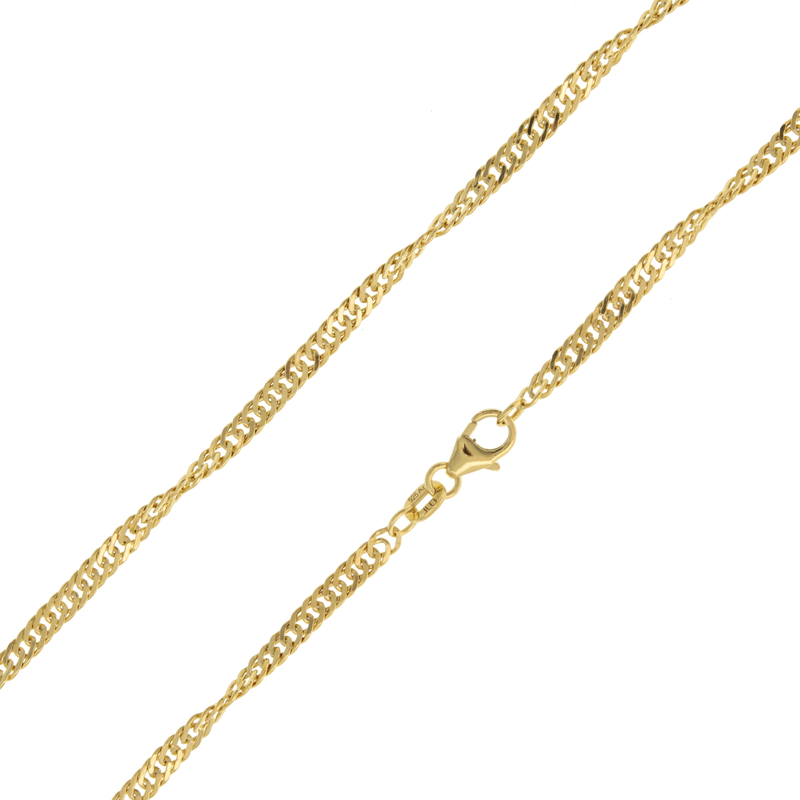 Silber-Singapurkette – 5,31 g – 45 cm