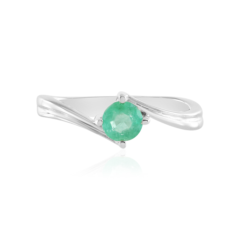 Russischer Smaragd-Silberring