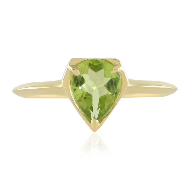 Peridot-Silberring
