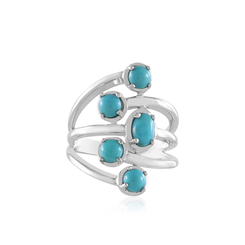 Campitos-Türkis-Silberring (Faszination Türkis)