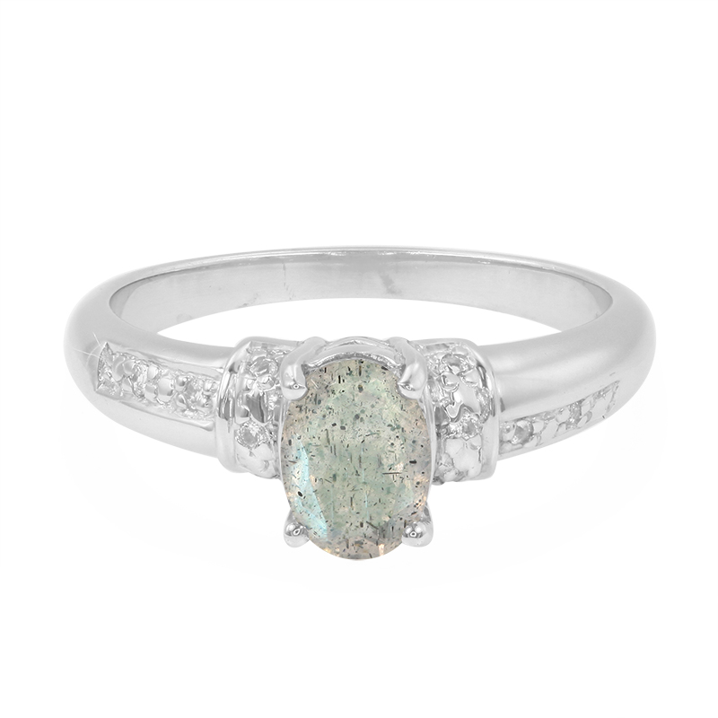 Spektrolith-Silberring