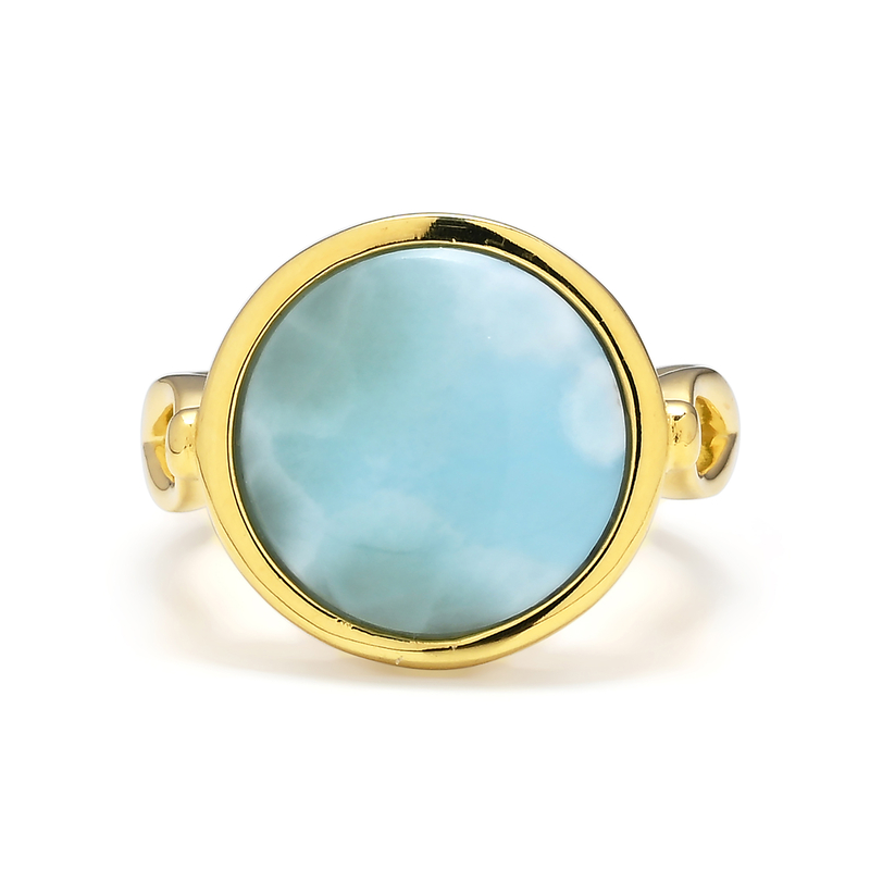 Larimar-Silberring