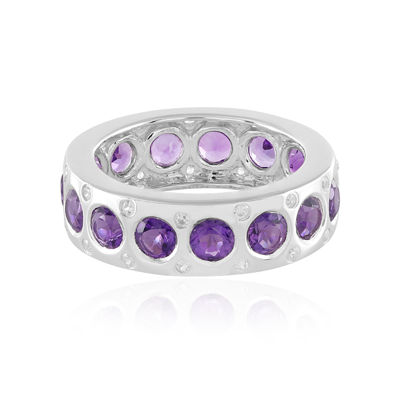Sibirischer Amethyst-Silberring (de Melo) Sibirischer Amethyst-Silberring (de Melo)