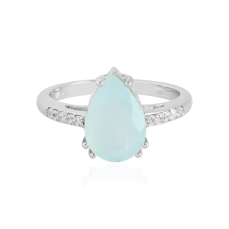 Paraiba-Opal-Silberring Paraiba-Opal-Silberring