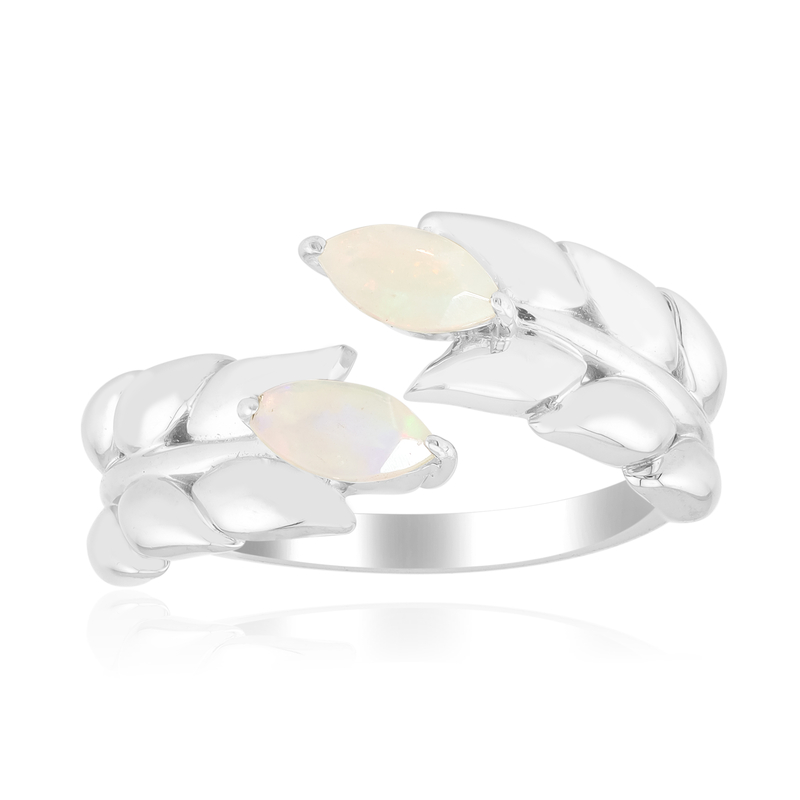 Welo-Opal-Silberring (SAELOCANA)