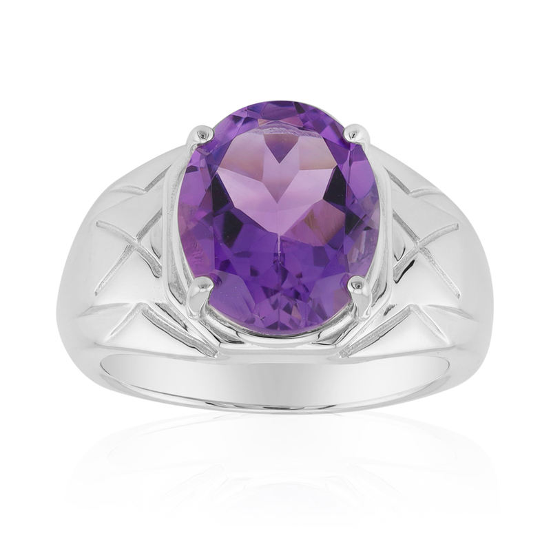 Amethyst-Silberring (Pallanova)