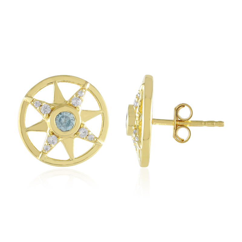 Ratanakiri-Zirkon-Silberohrringe Ratanakiri-Zirkon-Silberohrringe