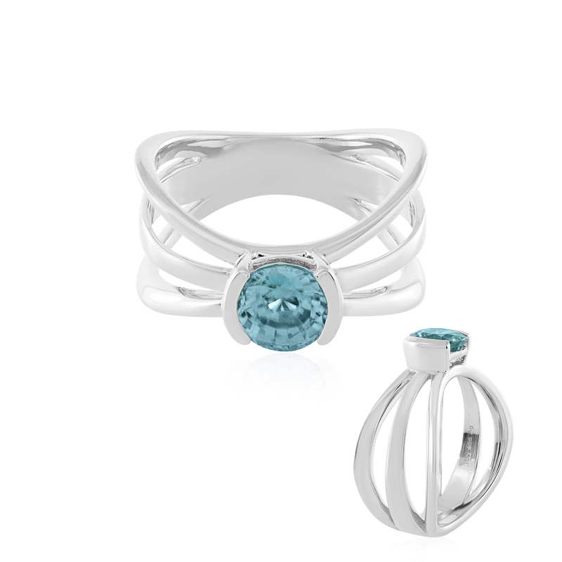 Ratanakiri-Zirkon-Silberring Ratanakiri-Zirkon-Silberring