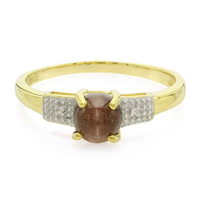 Skapolith-Katzenauge-Silberring