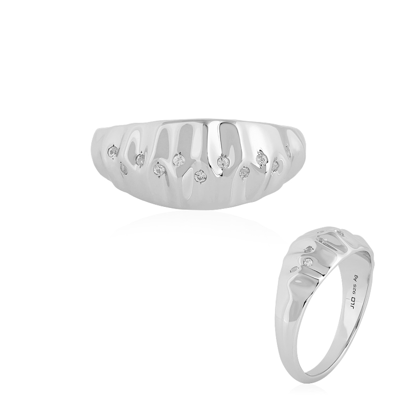 Zirkon-Silberring (SAELOCANA)