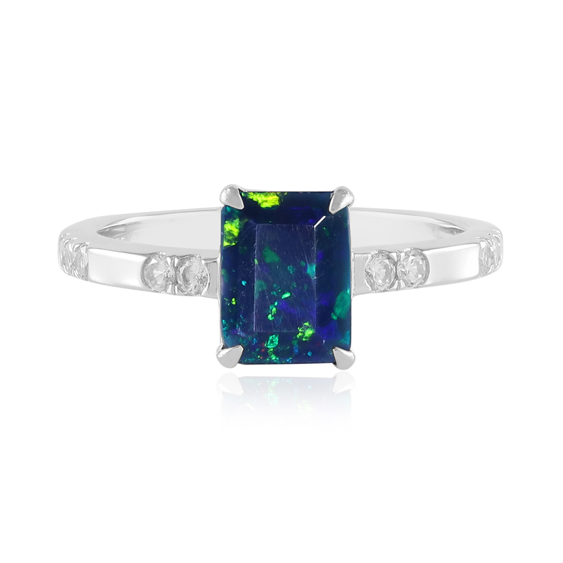 Mezezo-Opal-Silberring