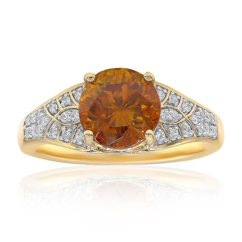 Sphalerit-Goldring Sphalerit-Goldring