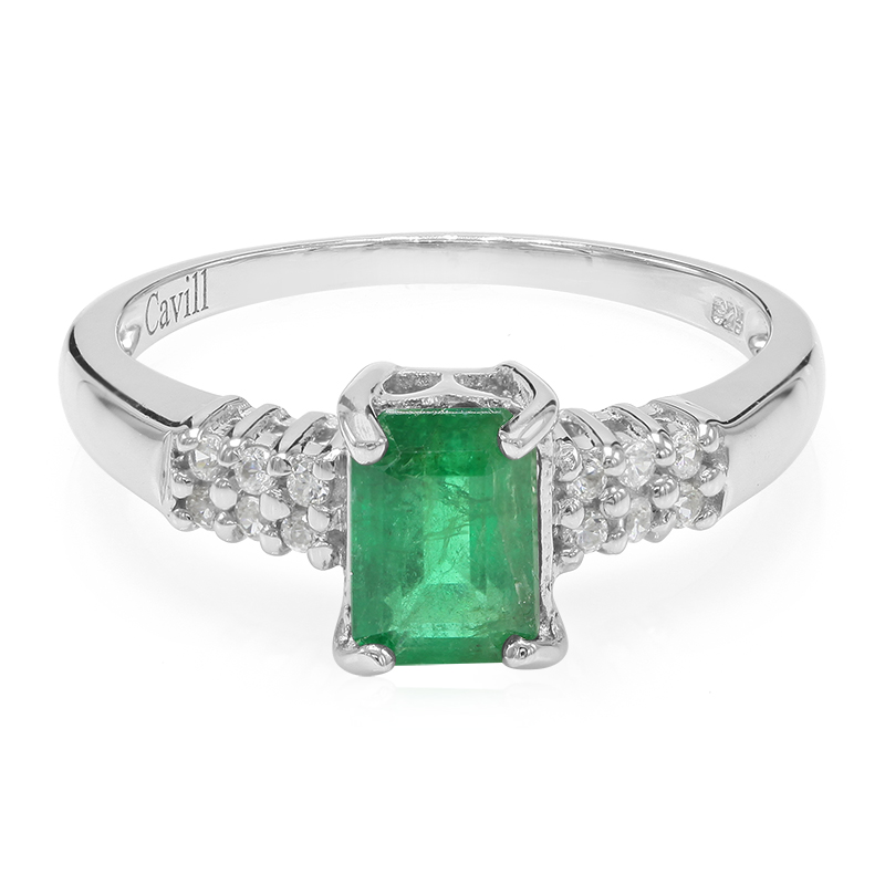 Bahia-Smaragd-Silberring