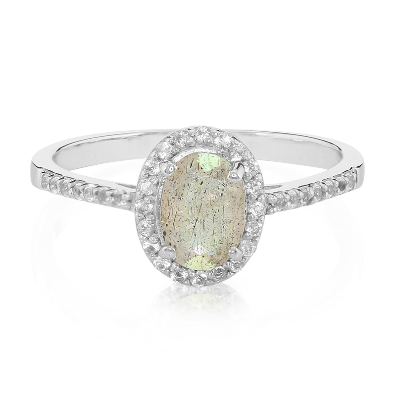 Labradorit-Silberring