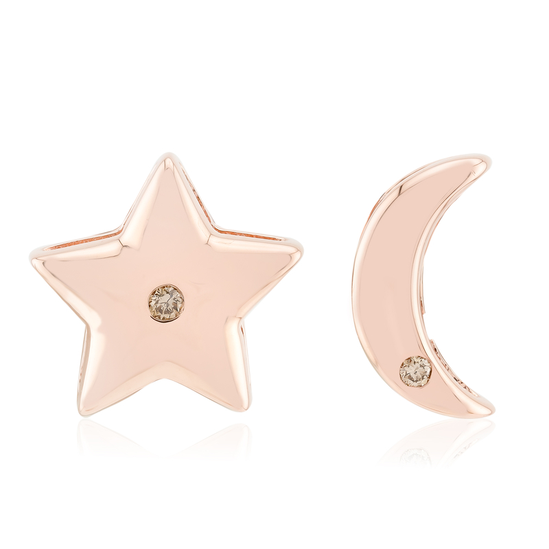 I1 Argyle-Rose de France-Brillant-Silberohrringe (Annette) I1 Argyle-Rose de France-Brillant-Silberohrringe (Annette)