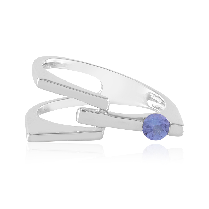 Tansanit-Silberring (de Melo)