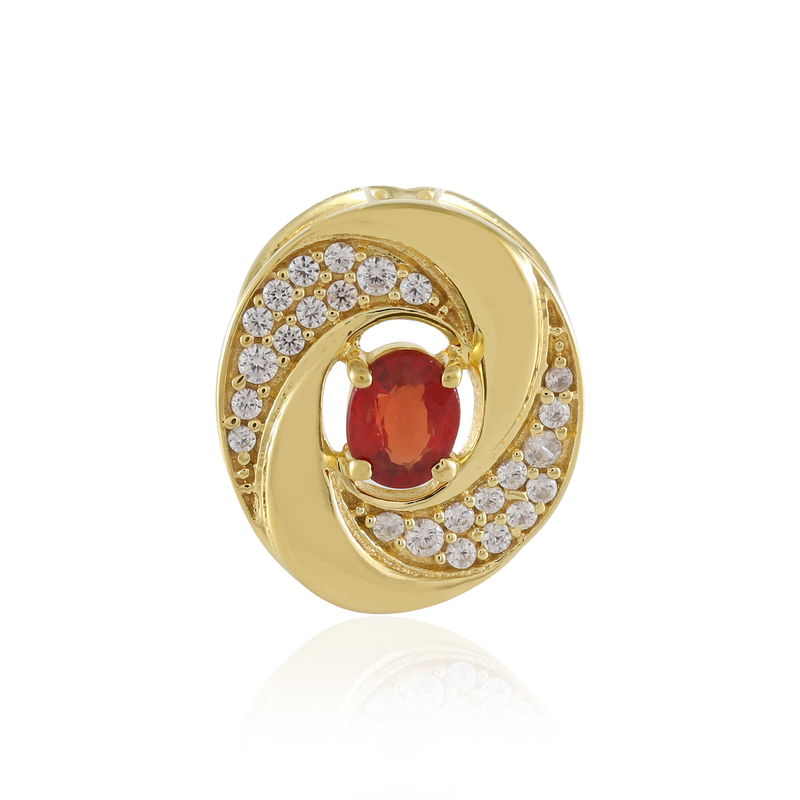 Tansania-Rubin-Silberanhänger Tansania-Rubin-Silberanhänger