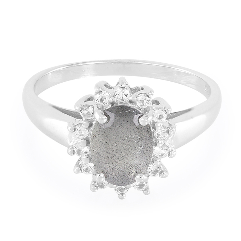 Labradorit-Silberring