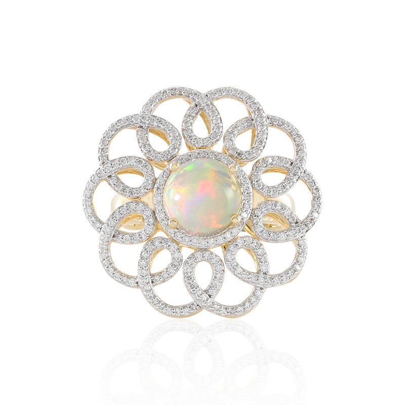 AAA-Welo-Opal-Goldring (SUHANA) AAA-Welo-Opal-Goldring (SUHANA)