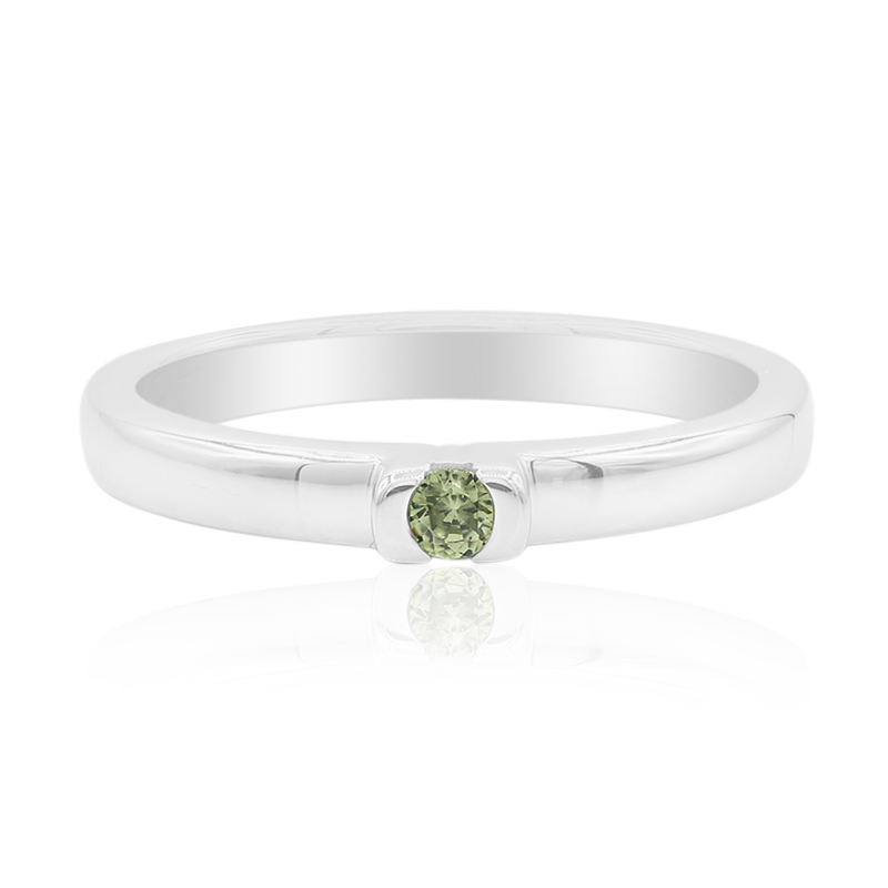 Madagaskar-Demantoid-Silberring (John Ferry) Madagaskar-Demantoid-Silberring (John Ferry)