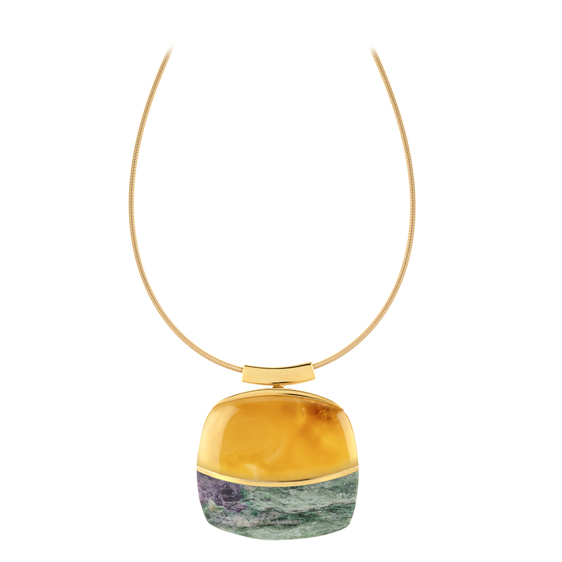 Edelstein-Silberhalskette (dagen) Edelstein-Silberhalskette (dagen)