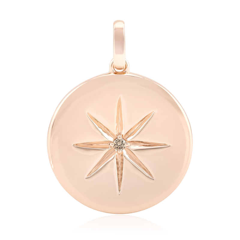 I1 Argyle-Rose de France-Brillant-Silberanhänger (Annette) I1 Argyle-Rose de France-Brillant-Silberanhänger (Annette)