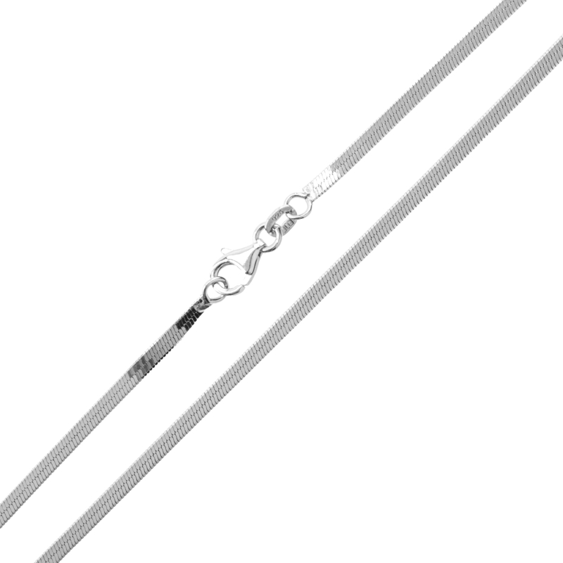 Silber-Herringbonekette – 4,878 g – 45 cm