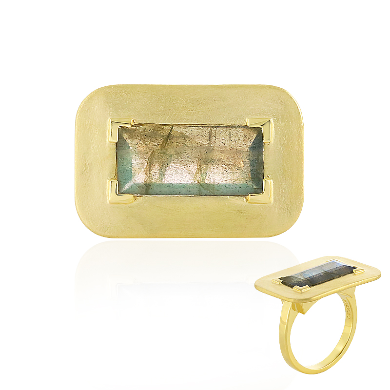 Labradorit-Silberring (MONOSONO COLLECTION) Labradorit-Silberring (MONOSONO COLLECTION)