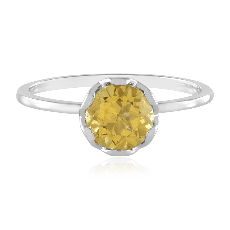 Goldener Beryll-Goldring Goldener Beryll-Goldring