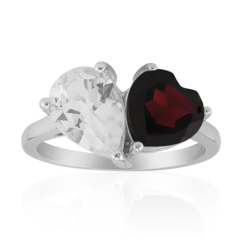 Edelstein-Silberring