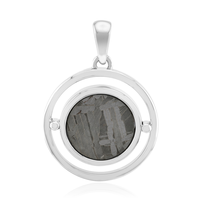 Aletai-Meteorit-Silberanhänger
