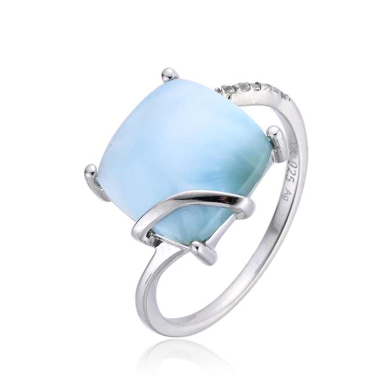 Larimar-Silberring