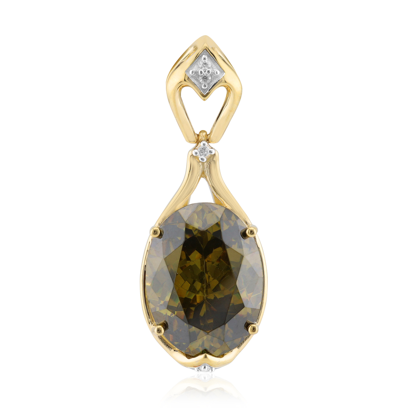 Bulgarischer Sphalerit-Goldanhänger Bulgarischer Sphalerit-Goldanhänger