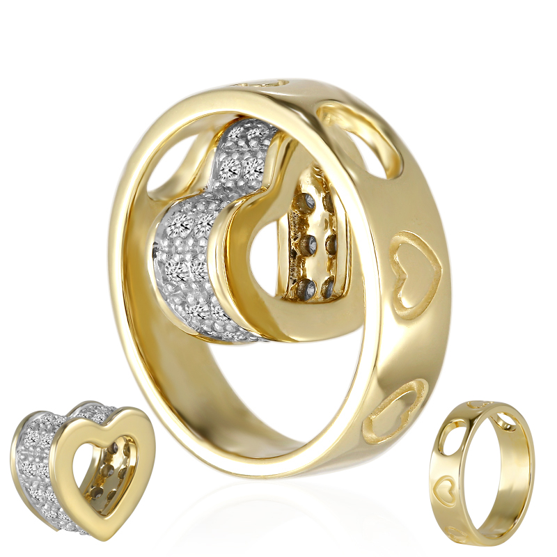 SI1 (G) Brillant-Goldanhänger (Annette)