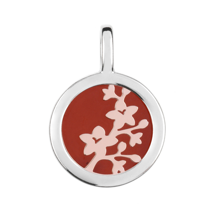 Baltischer Kirsch-Bernstein-Silberanhänger (dagen) Baltischer Kirsch-Bernstein-Silberanhänger (dagen)