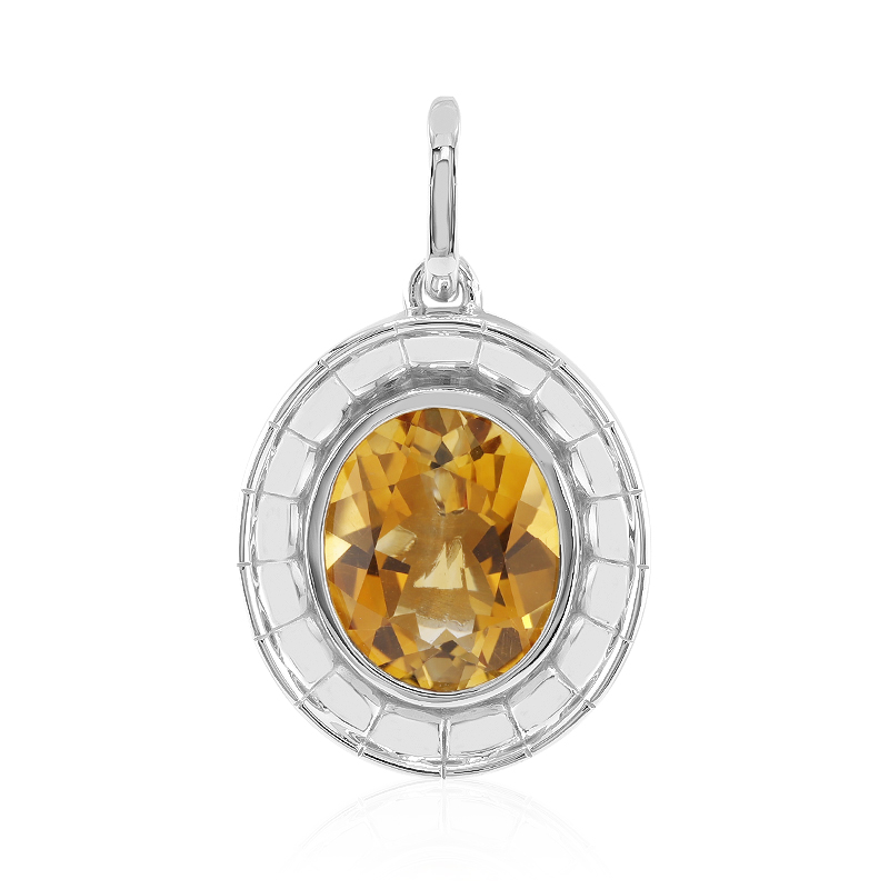 Citrin-Silberanhänger (Remy Rotenier)