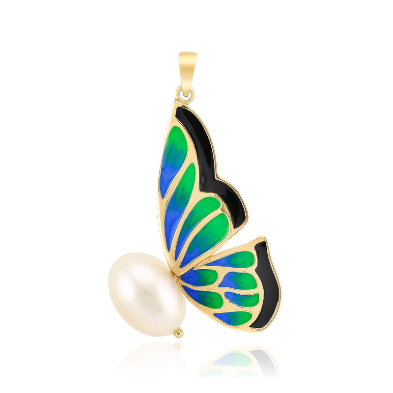 Süßwasserzuchtperlen-Silberanhänger (TPC)