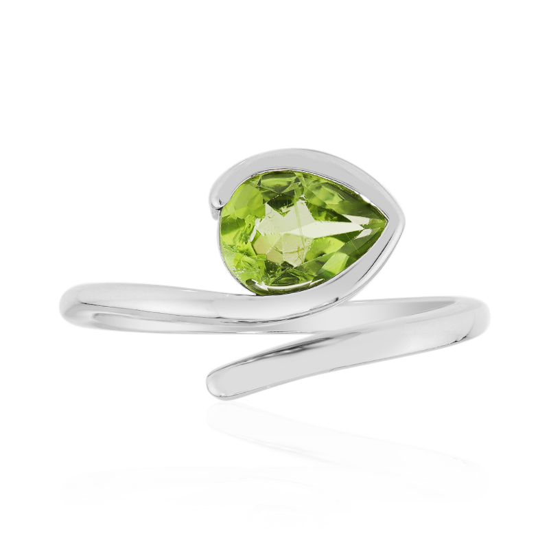 Peridot-Silberring