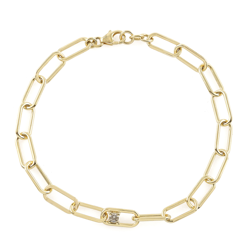 VS1 Champagner-Brillant-Silberarmband VS1 Champagner-Brillant-Silberarmband