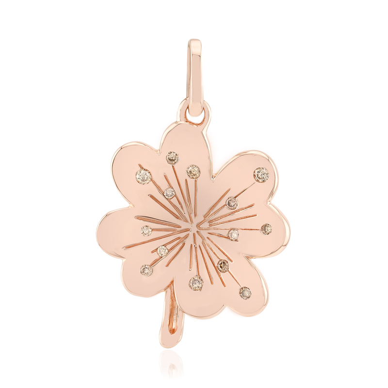 I1 Argyle-Rose de France-Brillant-Silberanhänger (Annette)