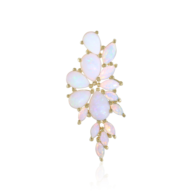 Australischer Opal-Silberanhänger