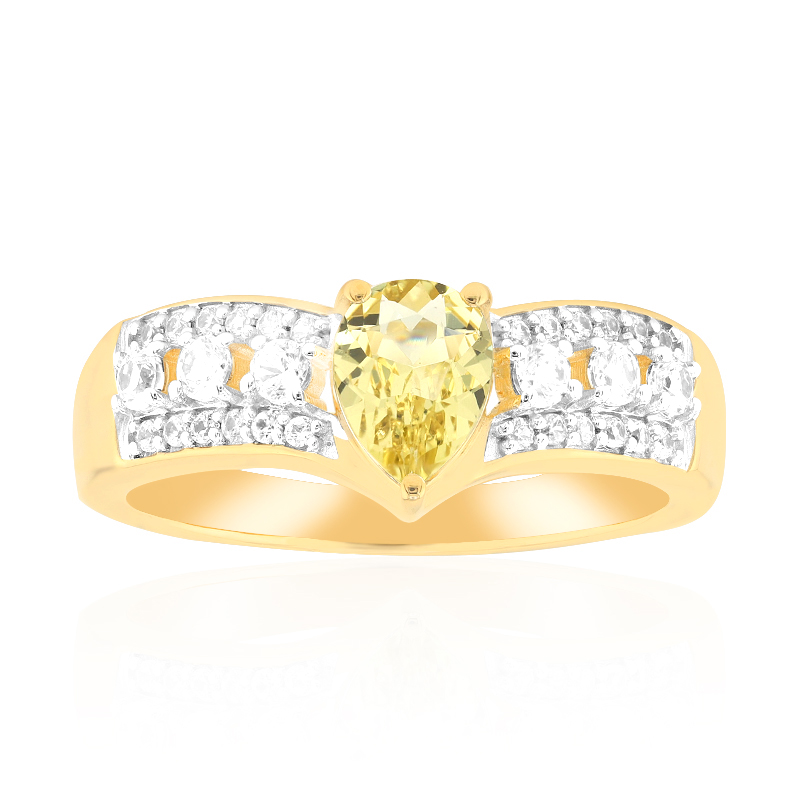 Australischer Goldener Beryll-Goldring