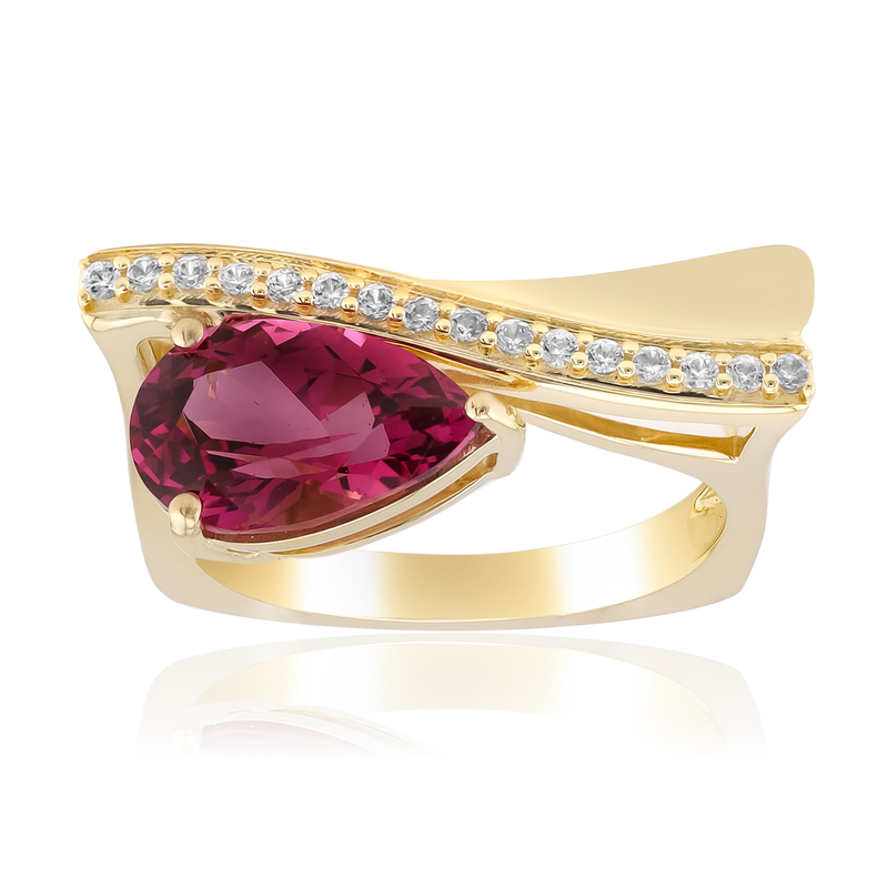 Tanga-Granat-Goldring (de Melo Gold)