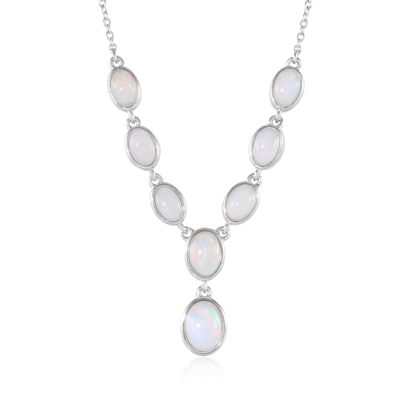 Welo-Opal-Silbercollier