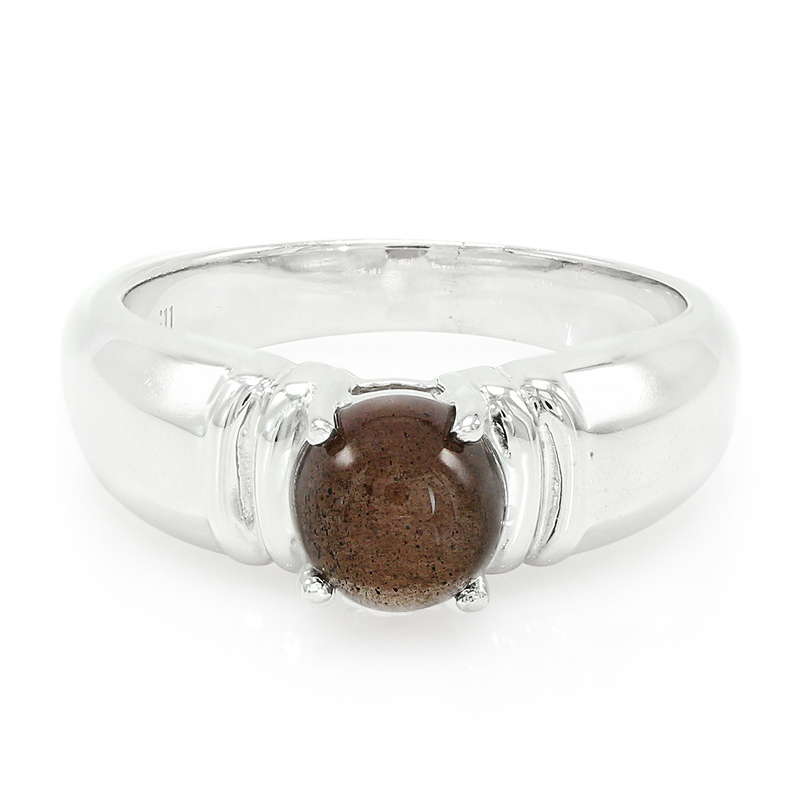 Skapolith-Katzenauge-Silberring