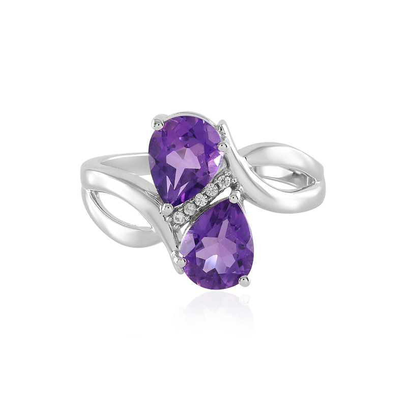 Marokkanischer Amethyst-Silberring Marokkanischer Amethyst-Silberring