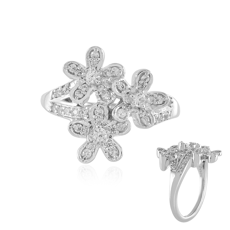 Zirkon-Silberring Zirkon-Silberring